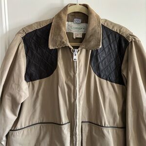 Gibson Tan and Black Lightweight Shirt Jacket